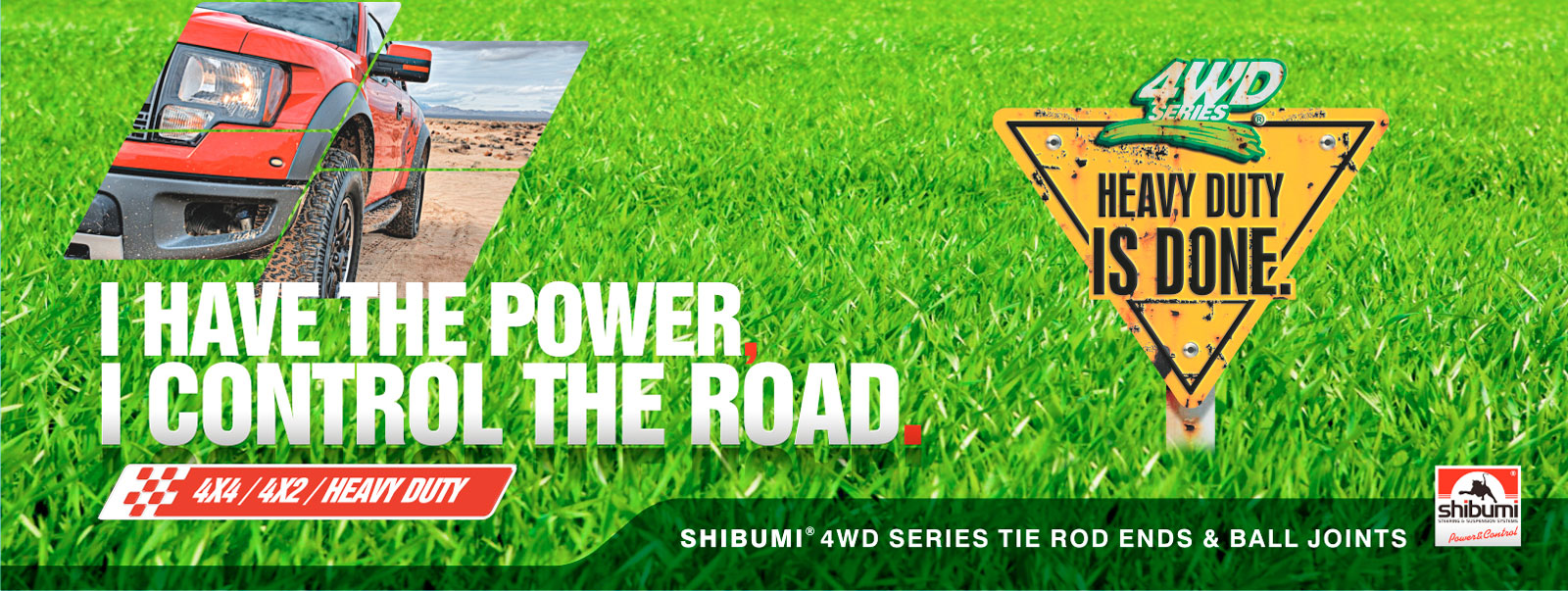 SHIBUMI 4WD SERIES TIE ROD ENDS AND BALL JOINTS